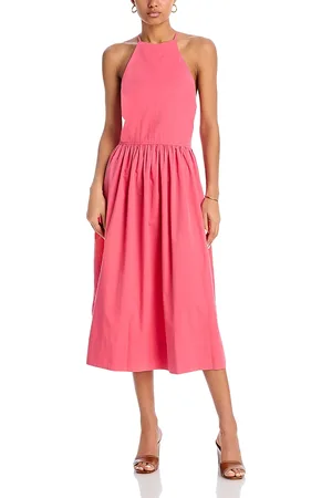 Bella Dahl Fitted Midi Halter Dress