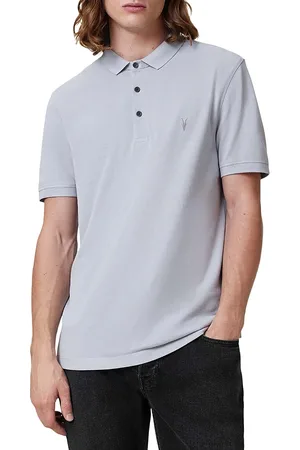 AllSaints Reform Cotton Slim Fit Polo Shirt