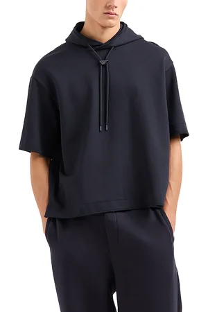 Emporio Armani Textured Short Sleeve Sweatshirt
