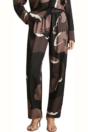 Reiss Lottie Printed Wide Leg Pants