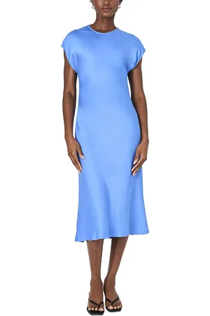 French Connection Ennis Satin Column Midi Dress