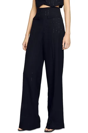 Sandro Sequin Suit Pants