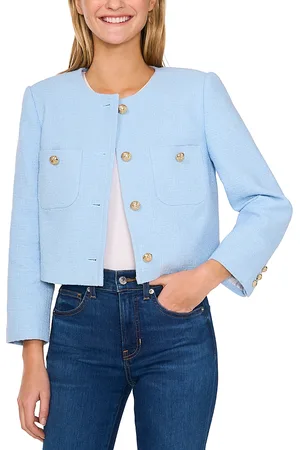 CE&CE Collarless Cropped February Jacket