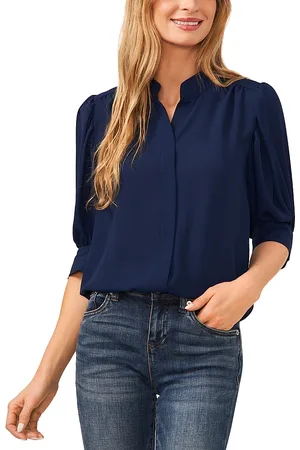 CE&CE Collared Button Down Blouse