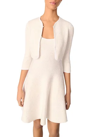 Maje Cropped Sequin Cardigan