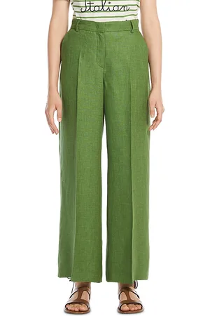 Max Mara 2 Malizia Wide Leg Linen Pants