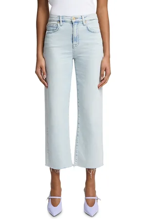 7 for all Mankind Cropped Alexa High Rise Jeans in