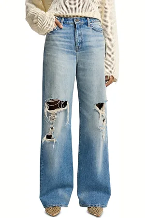 7 for all Mankind Scout Low Slung Wide Leg Jeans in