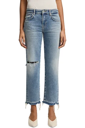 7 for all Mankind Calie Straight Ankle Jeans in