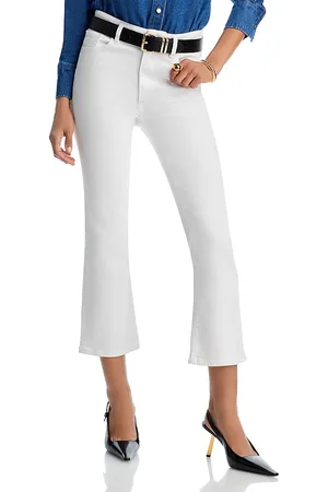 Frame The Reboot High Rise Ankle Bootcut Jeans in