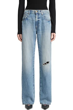 7 for all Mankind Tess High Rise Trouser Jeans in