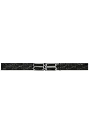 Balenciaga Bb Signature Belt Bb Monogram Coated Canvas