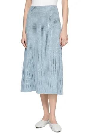 Lafayette 148 New York Pointelle Stitch Skirt