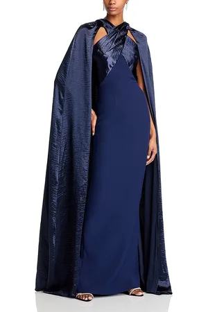 Safiyaa Alara Column Gown & Cape
