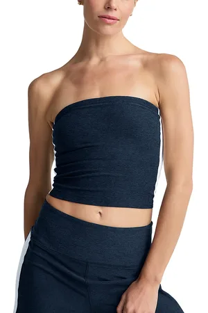 Beyond Yoga Spacedye Stripe Strapless Top