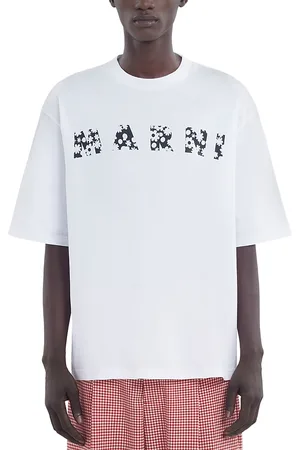 Marni Poppy Fields Logo Tee
