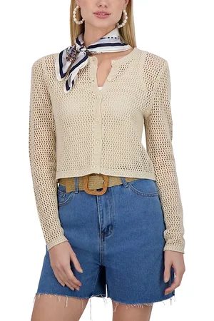 Point Wide Knit Cardigan