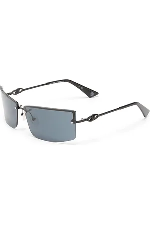 Le Specs Alien Rectangle Sunglasses, 69mm