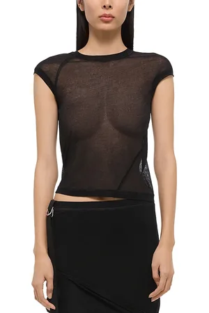 Helmut Lang Twisted Crop Tee