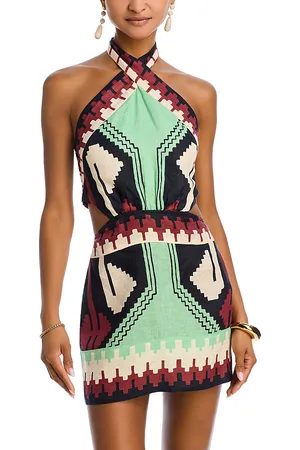 JOHANNA ORTIZ Tide Strength Linen Mini Dress