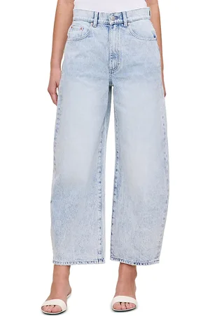 DL1961 Taylor High Rise Cropped Barrel Leg Jeans in