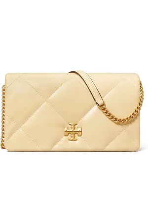 Tory Burch Kira Diamond Quilt Leather Chain Wallet
