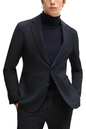 HUGO BOSS Hanry Textured Jersey Slim Fit Unstructured Sport Coat