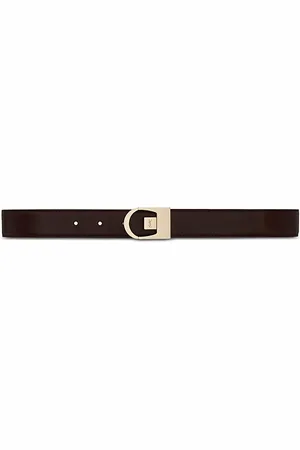 Saint Laurent Reversible Belt in Smooth Leather