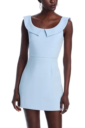 French Connection The Whisper Collar Mini Dress