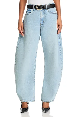 Frame The Bubble High Rise Barrel Leg Jeans