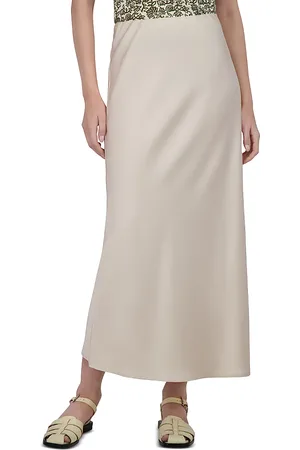 Point Satin Slip Skirt