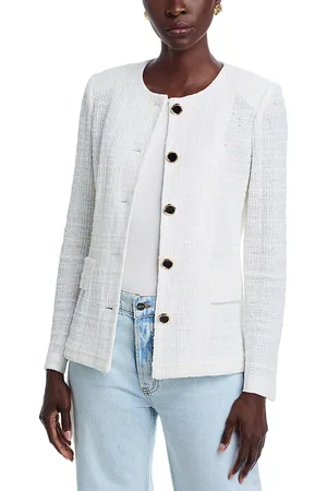 Misook Raised Geometric Knit Jacket