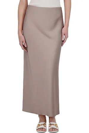 Point Satin Slip Skirt