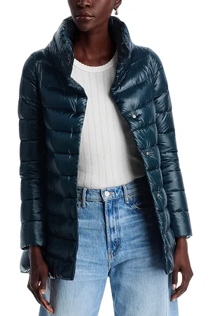 HERNO Amelia Stand Collar Down Puffer Coat