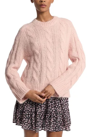 Michael Kors Michael Cable Knit Crewneck Sweater