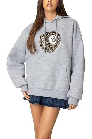 Edikted Leopard 8 Oversized Hoodie