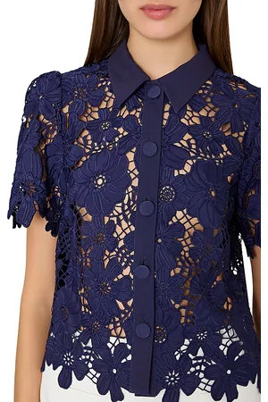 Milly Addison Roja Lace Top