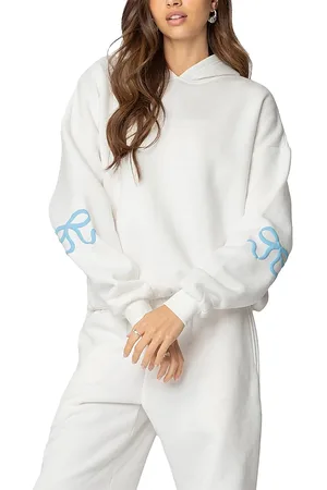 Edikted Bonney Bow Detail Hoodie