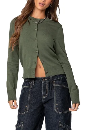 Edikted Hollie Button Up Cardigan