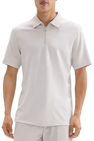 THEORY Ryder Quarter Zip Polo Shirt