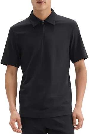 THEORY Ryder Quarter Zip Polo Shirt