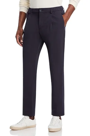 HERNO Slim Fit Seersucker Pants