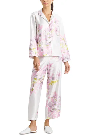 Natori Sumi E Floral Print Pajama Set
