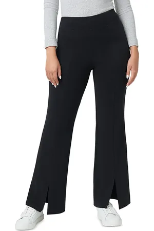 HUE Front Slit Flare Leggings
