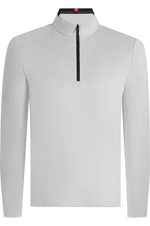 G/FORE Brushed Back Tech Quarter Zip Pullover