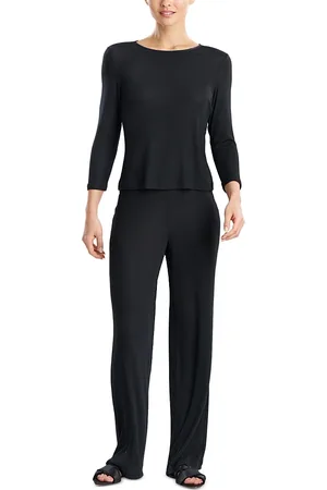 Natori Rib Essentials Long Sleeve Pajama Set