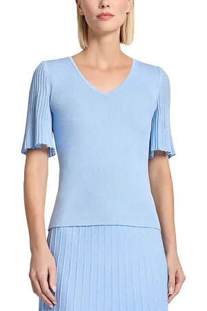 Misook Flutter Sleeve Tunic