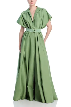 Norma Kamali Belted Maxi Dress