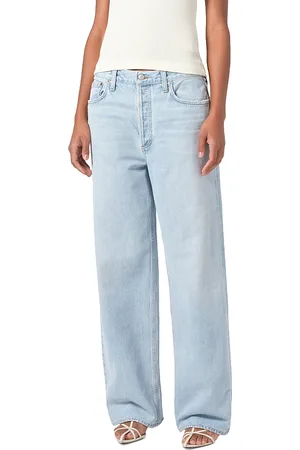 AGOLDE Low Rise Baggy Straight Leg Jeans in