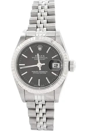 Rolex Oyster Perpetual Datejust Automatic Watch in Stainless Steel and White Gold 26mm